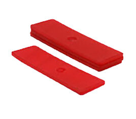 Glasblokjes 3mm rood