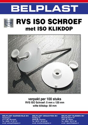 Iso Schroeven met Klikdop