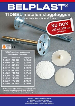 Tidbel metalen slagpluggen