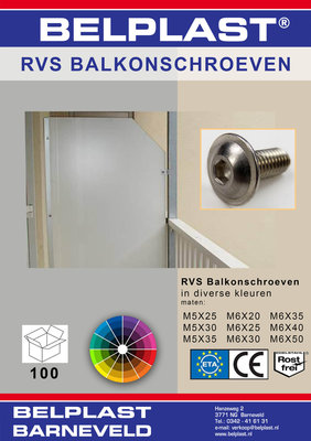 RVS Balkonschroeven