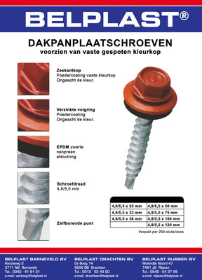 Dakpanplaat schroeven