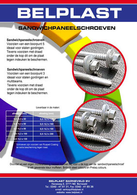 Sandwichpaneel schroeven Folder